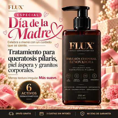 FLUX — Dermocosmético para Queratosis Pilaris y Textura Irregular